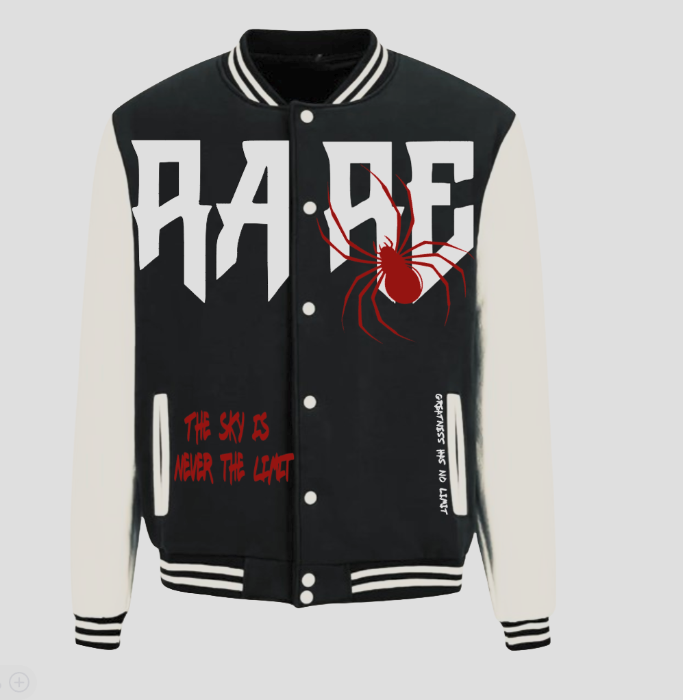 Rare 8 Web Varsity Jacket
