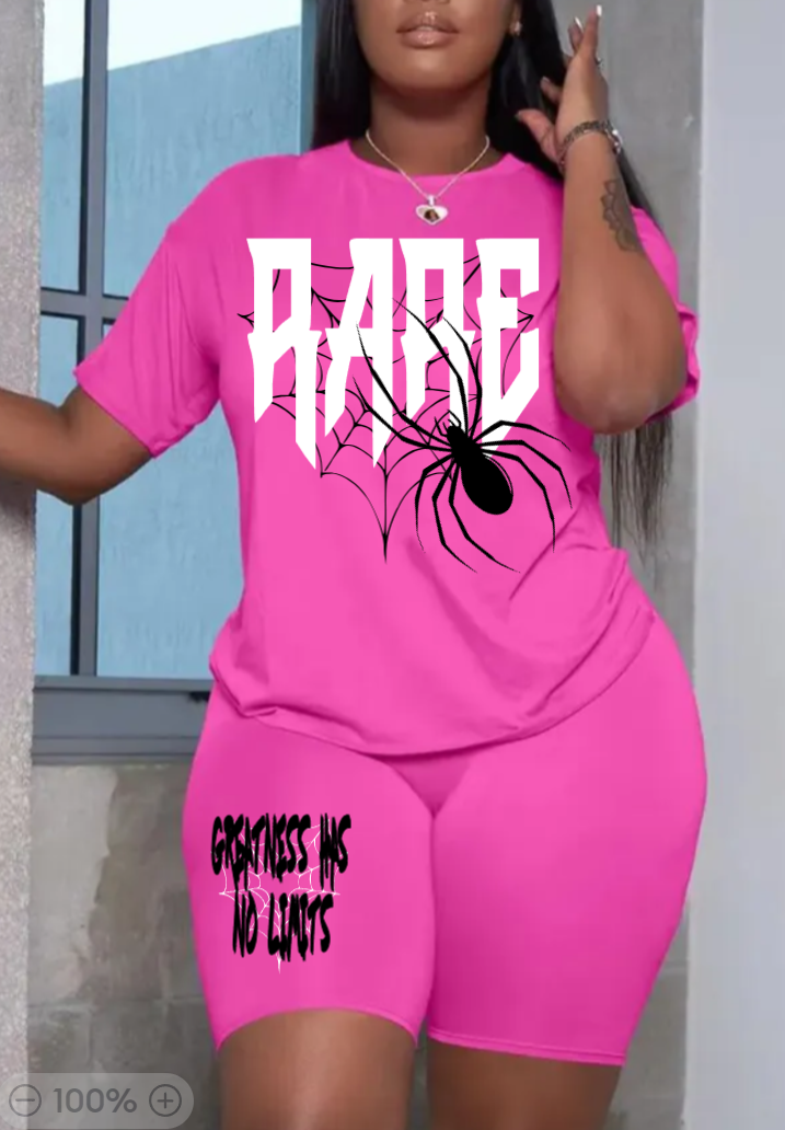 RARE 2 PC Women Spider Set