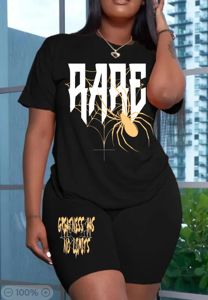 RARE 2 PC Women Spider Set