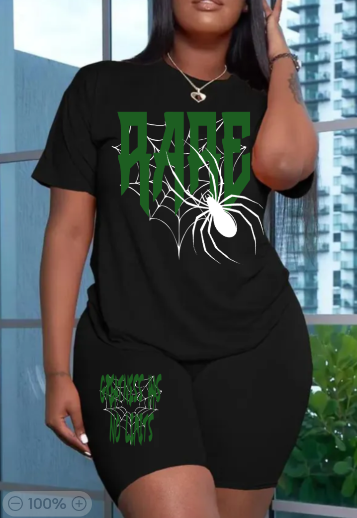RARE 2 PC Women Spider Set
