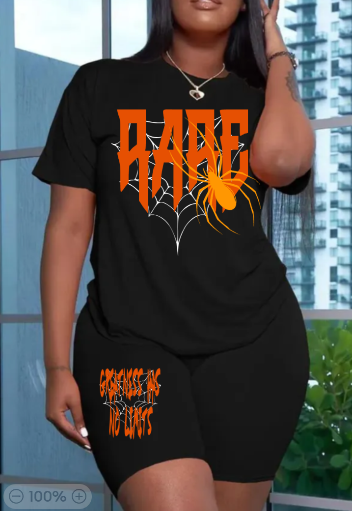 RARE 2 PC Women Spider Set