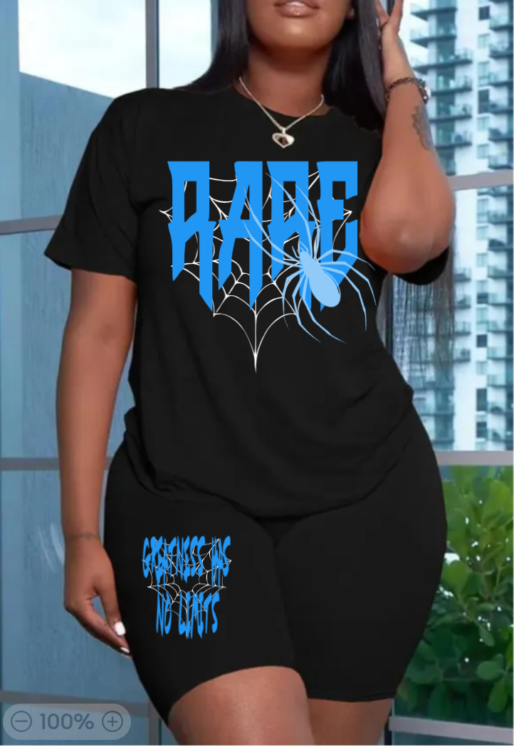 RARE 2 PC Women Spider Set