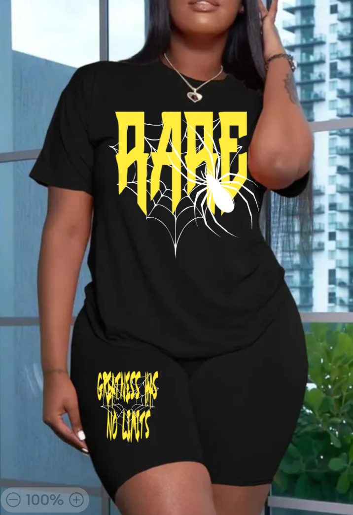 RARE 2 PC Women Spider Set