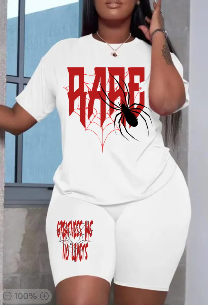 RARE 2 PC Women Spider Set