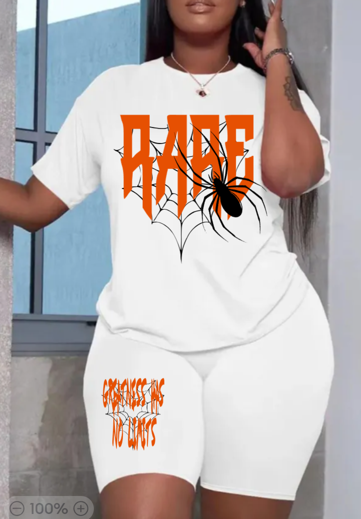 RARE 2 PC Women Spider Set