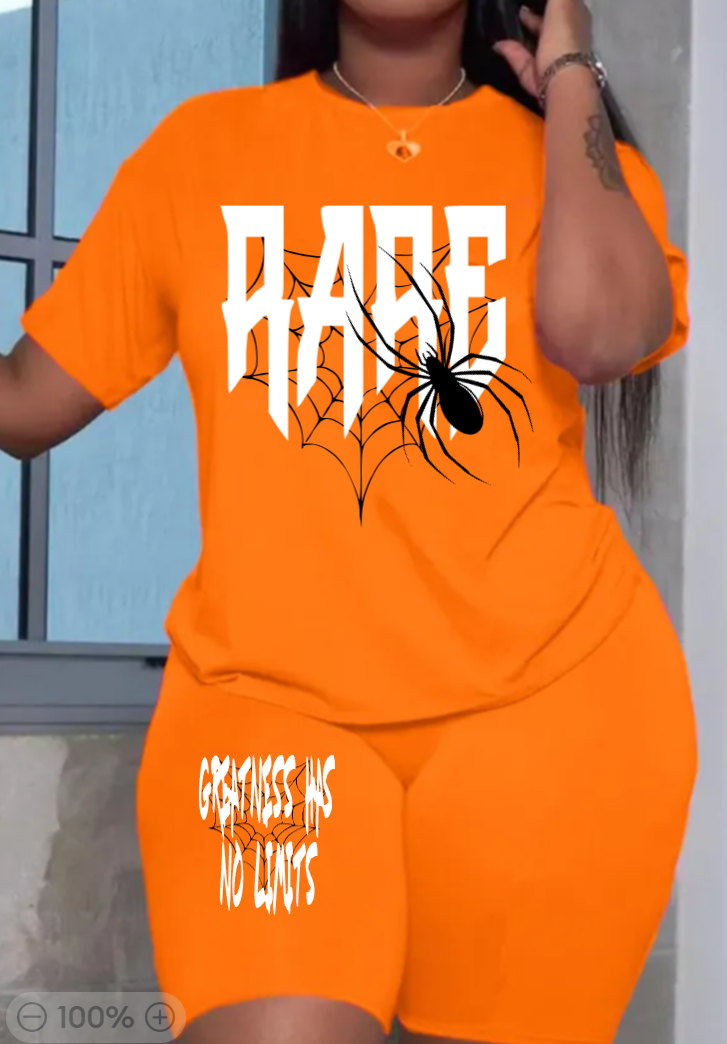 RARE 2 PC Women Spider Set
