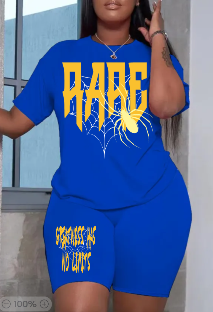 RARE 2 PC Women Spider Set