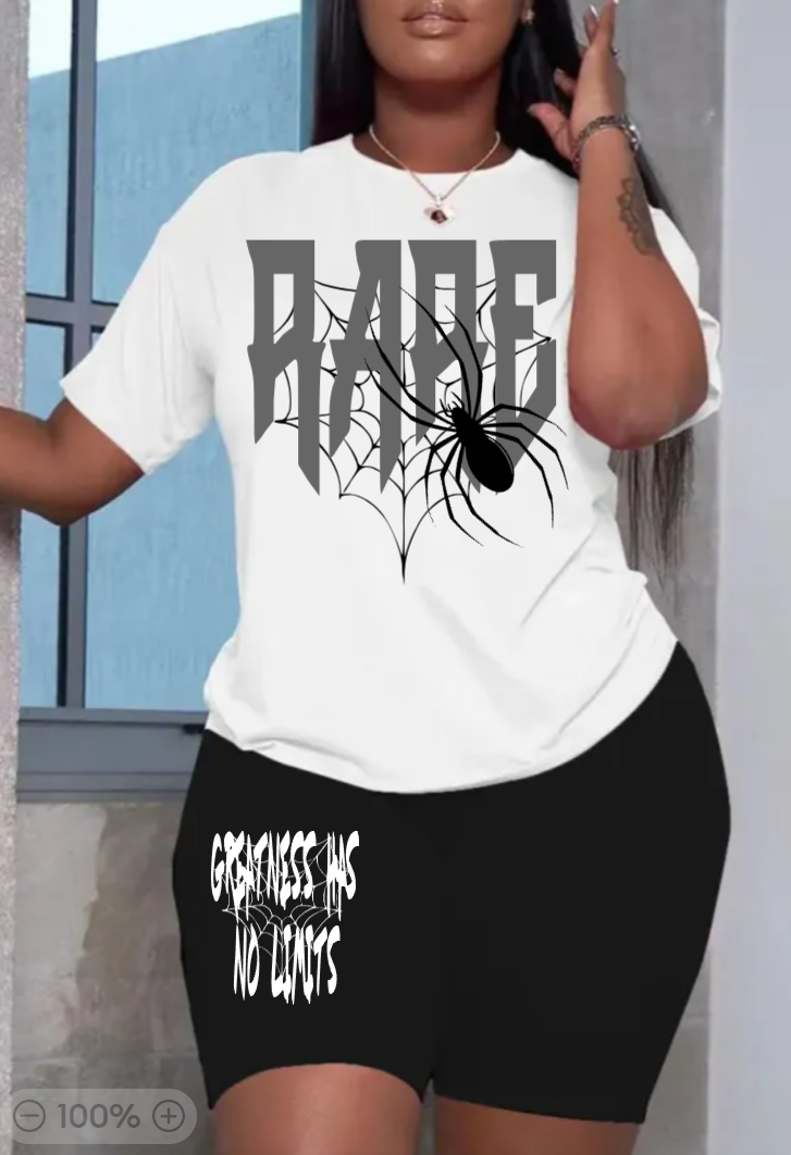 RARE 2 PC Women Spider Set