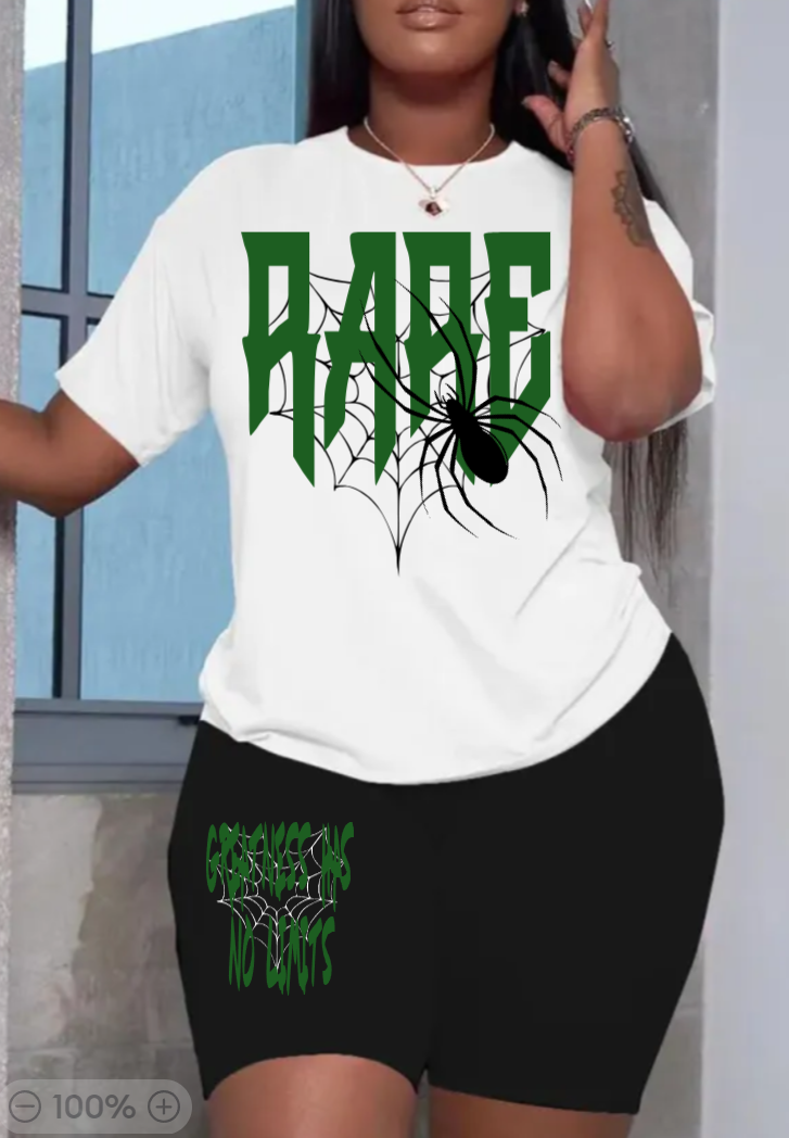 RARE 2 PC Women Spider Set
