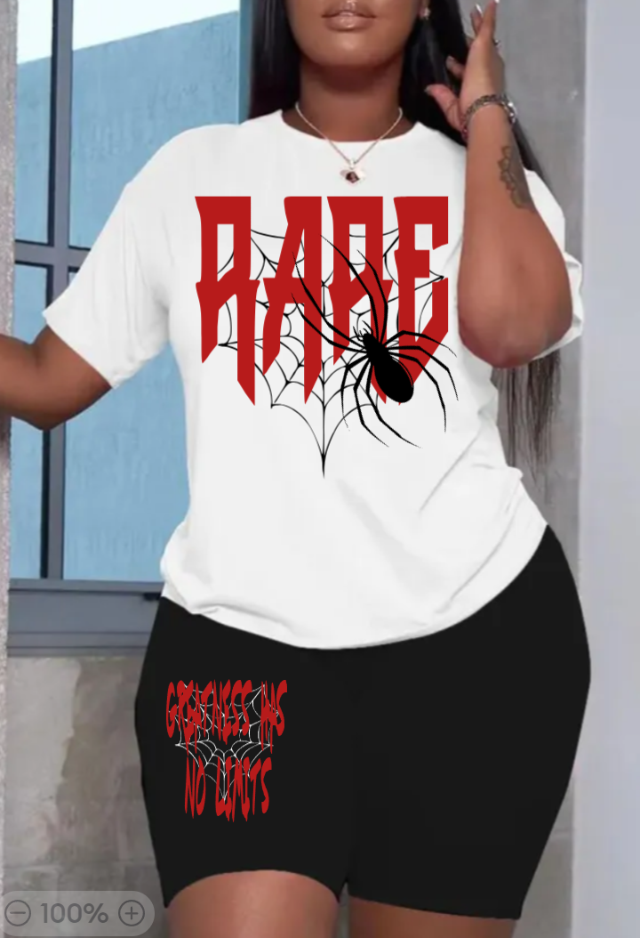 RARE 2 PC Women Spider Set