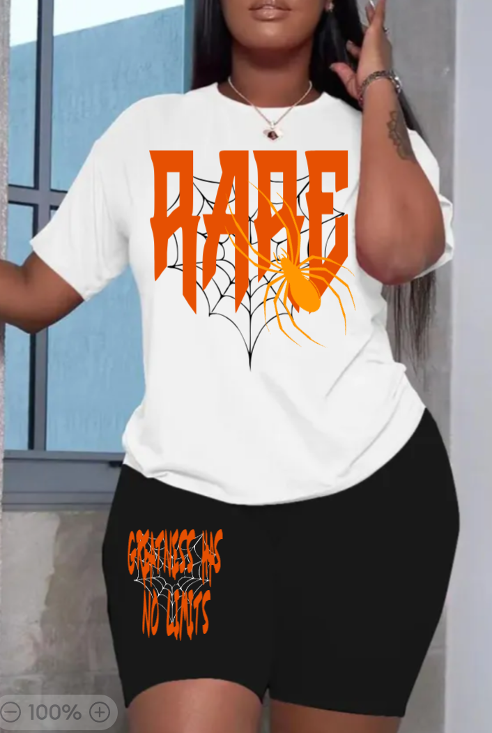 RARE 2 PC Women Spider Set