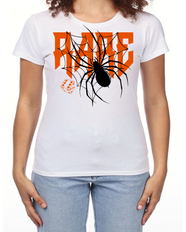 Women Rare Dice White T-shirt
