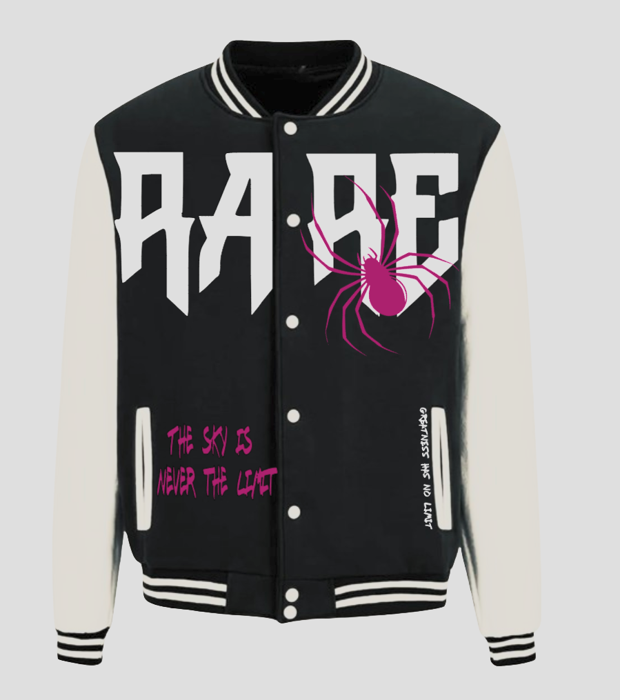 Rare 8 Web Varsity Jacket