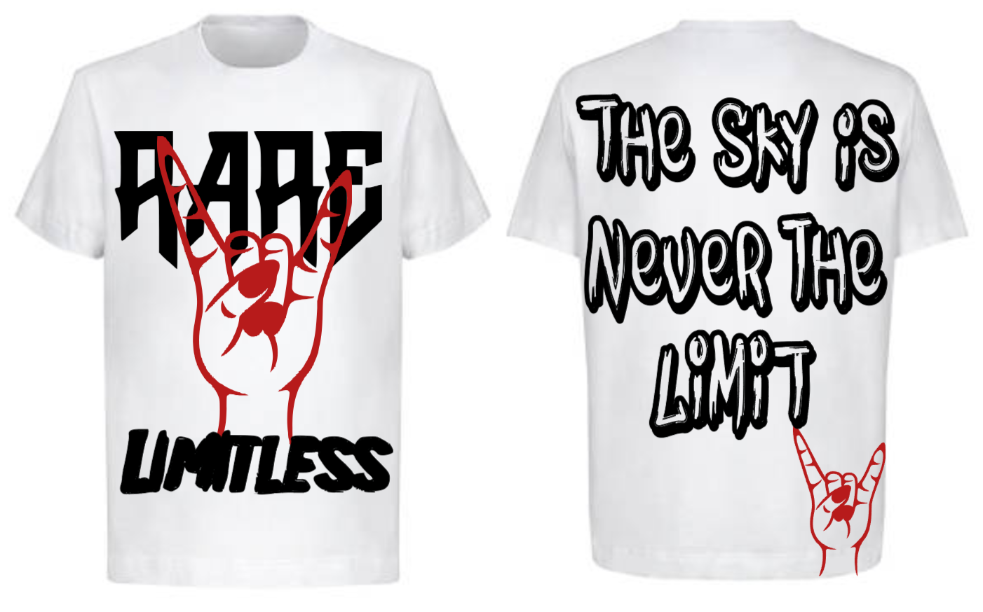 Rare Hand White T-Shirt