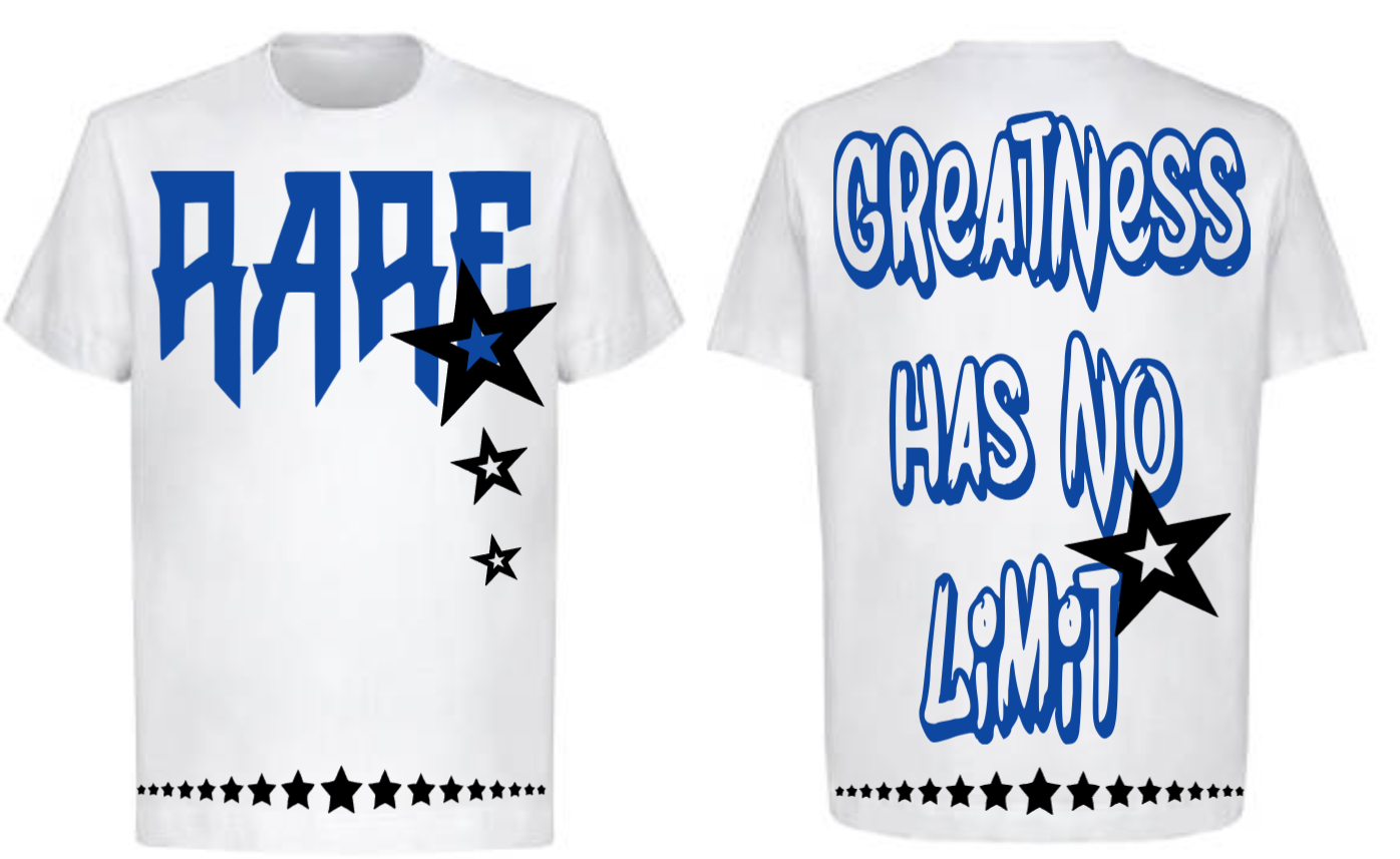 Men Rare Star White T-Shirt