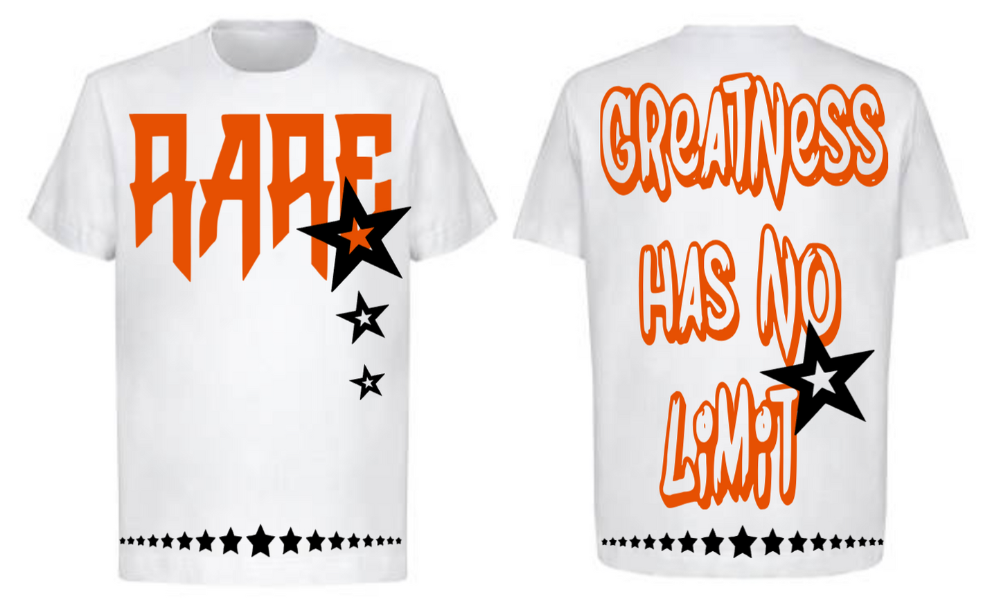 Men Rare Star White T-Shirt