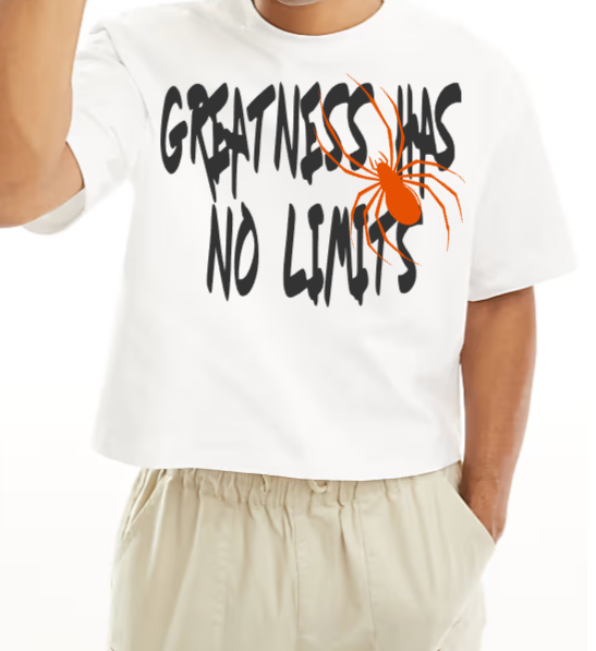RARE White GHNL Crop Shirt (Men)