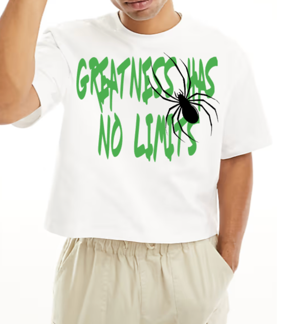 RARE White GHNL Crop Shirt (Men)