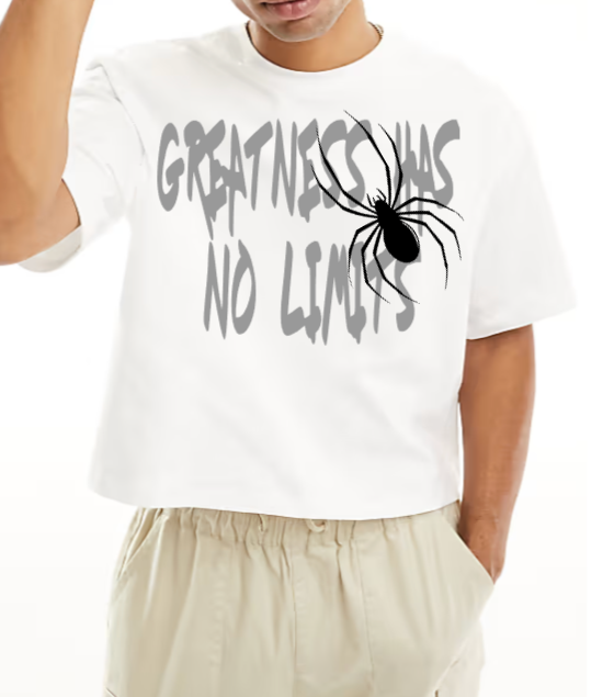RARE White GHNL Crop Shirt (Men)