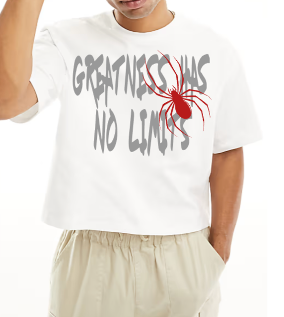 RARE White GHNL Crop Shirt (Men)