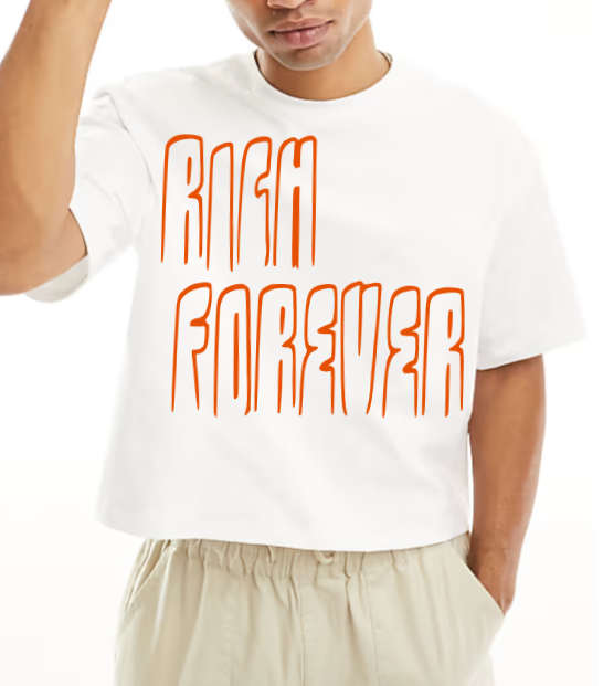 Rich Forever Crop Shirt