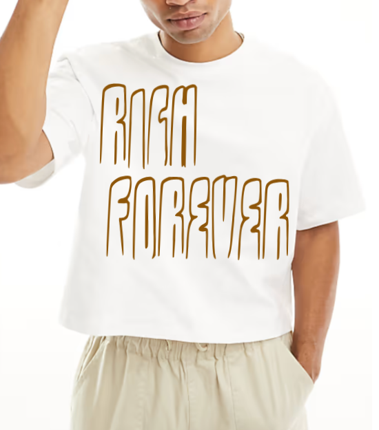 Rich Forever Crop Shirt