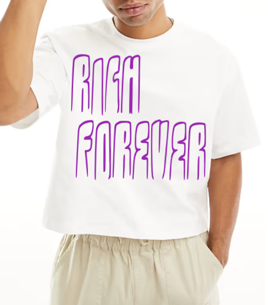 Rich Forever Crop Shirt