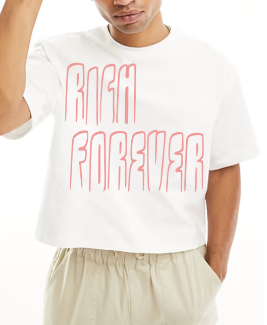 Rich Forever Crop Shirt