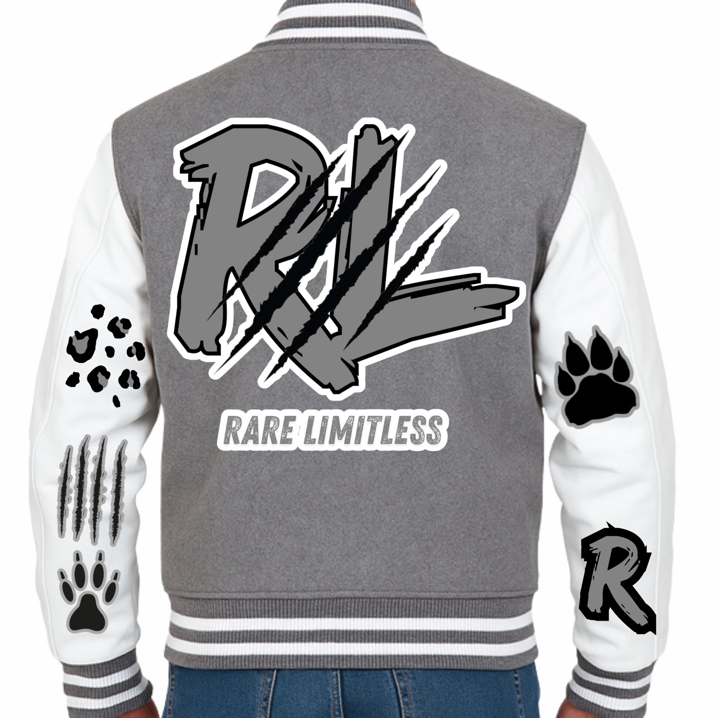 LEOPARD Exclusive Rare Limitless Varsity Fleece Jacket