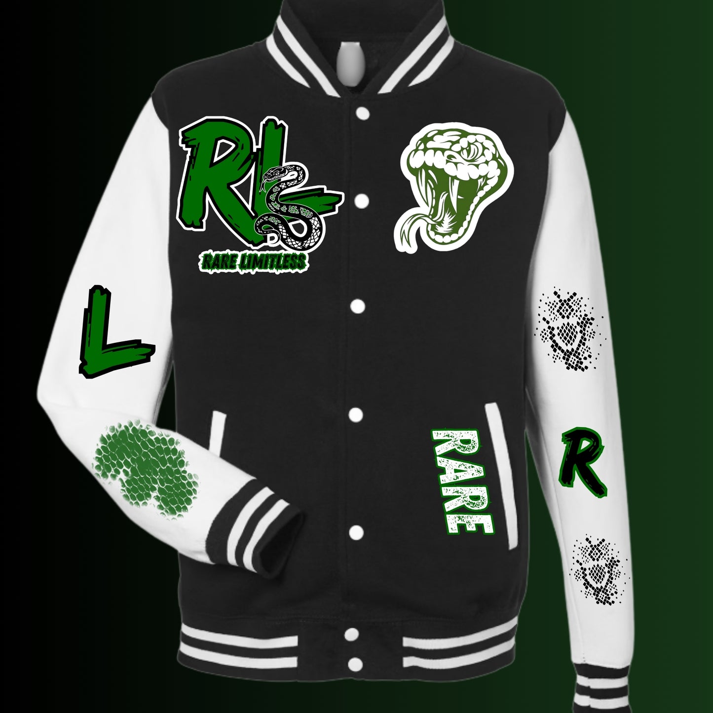SNAKE Exclusive Rare Limitless Varsity Fleece Jacket