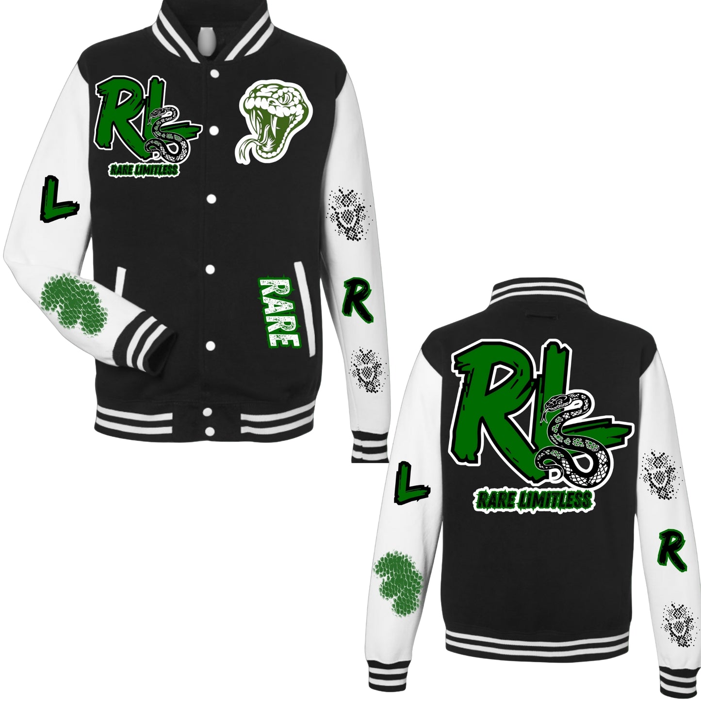 SNAKE Exclusive Rare Limitless Varsity Fleece Jacket