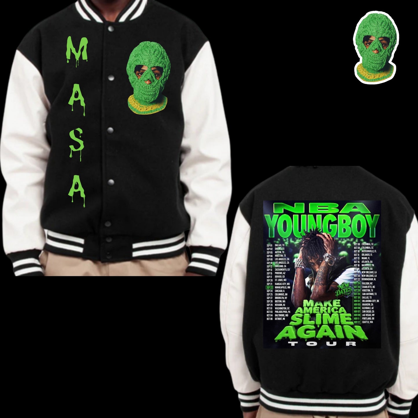 MASA Youngboy Varsity Jacket