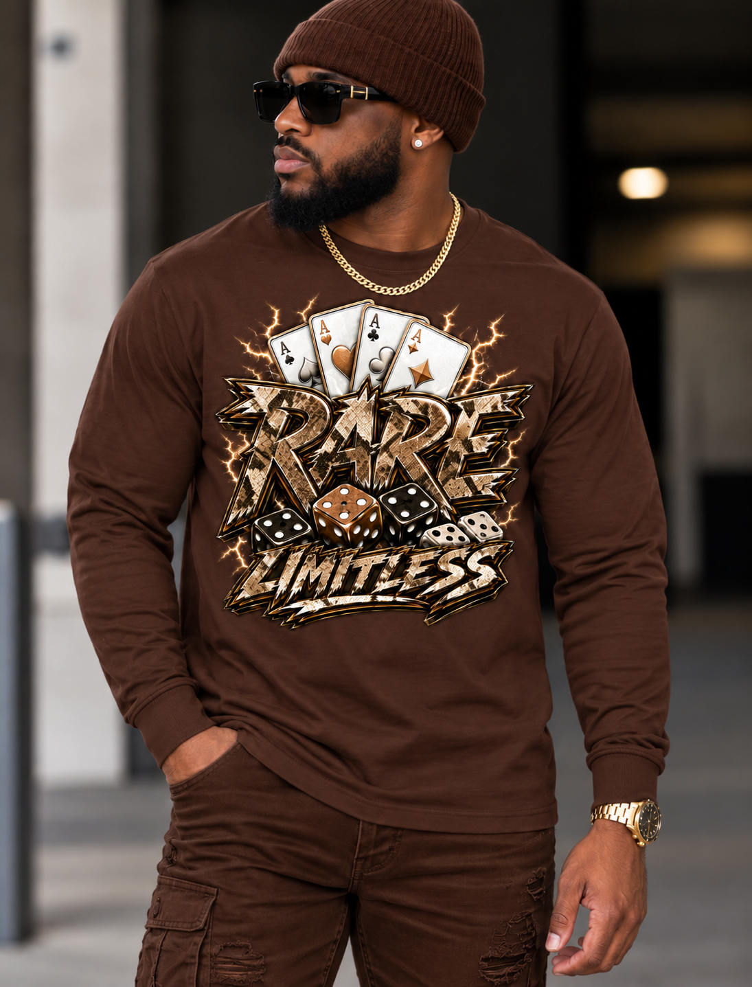 RARE Limitless SNAKE SKIN Graphic Tee