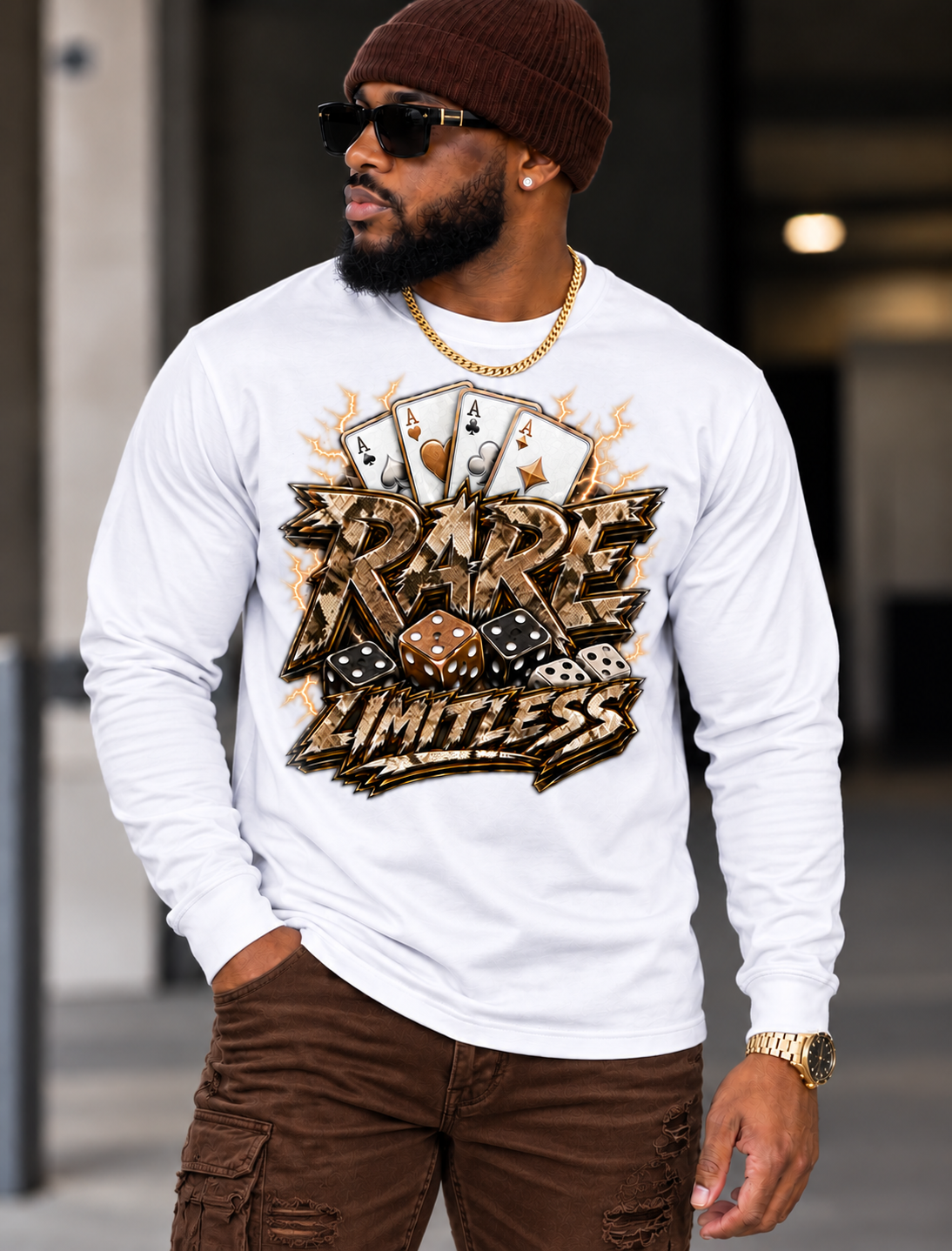 RARE Limitless SNAKE SKIN Graphic Tee