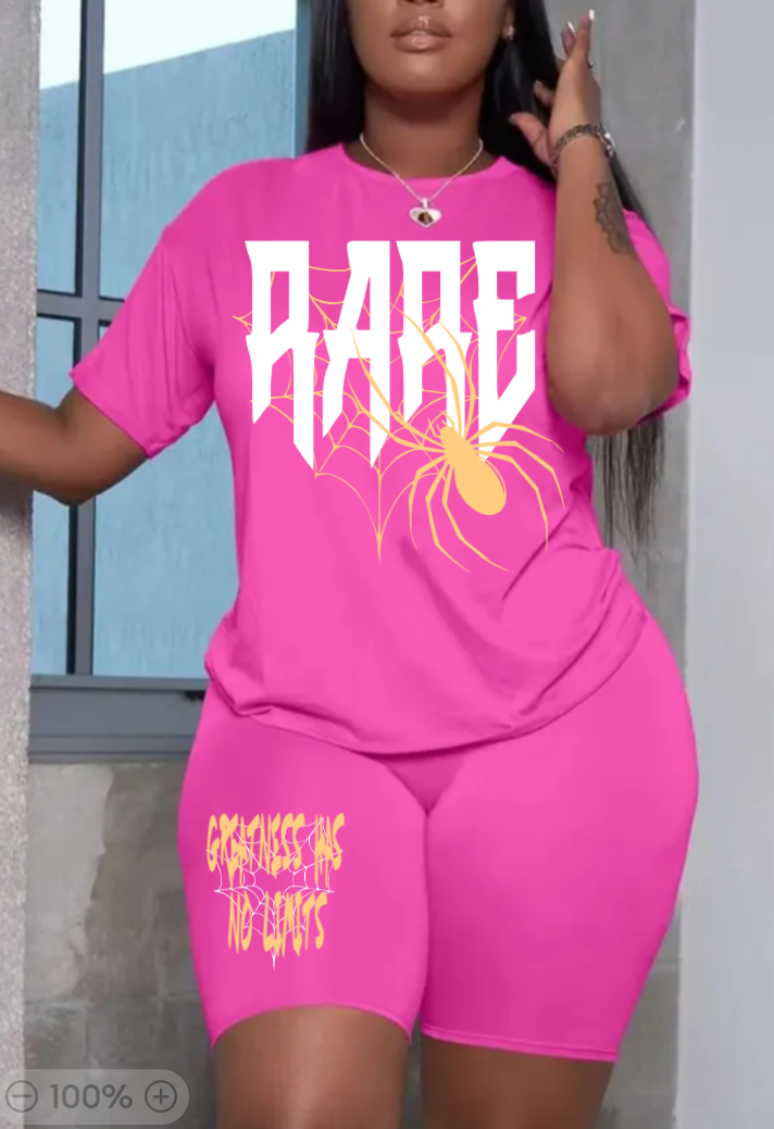 RARE 2 PC Women Spider Set