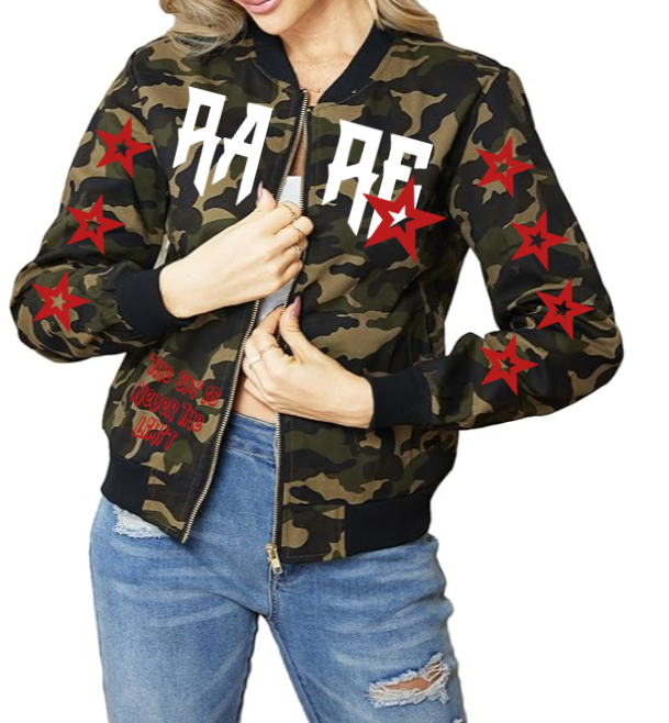 Rare Camo Star Jacket (Unisex)