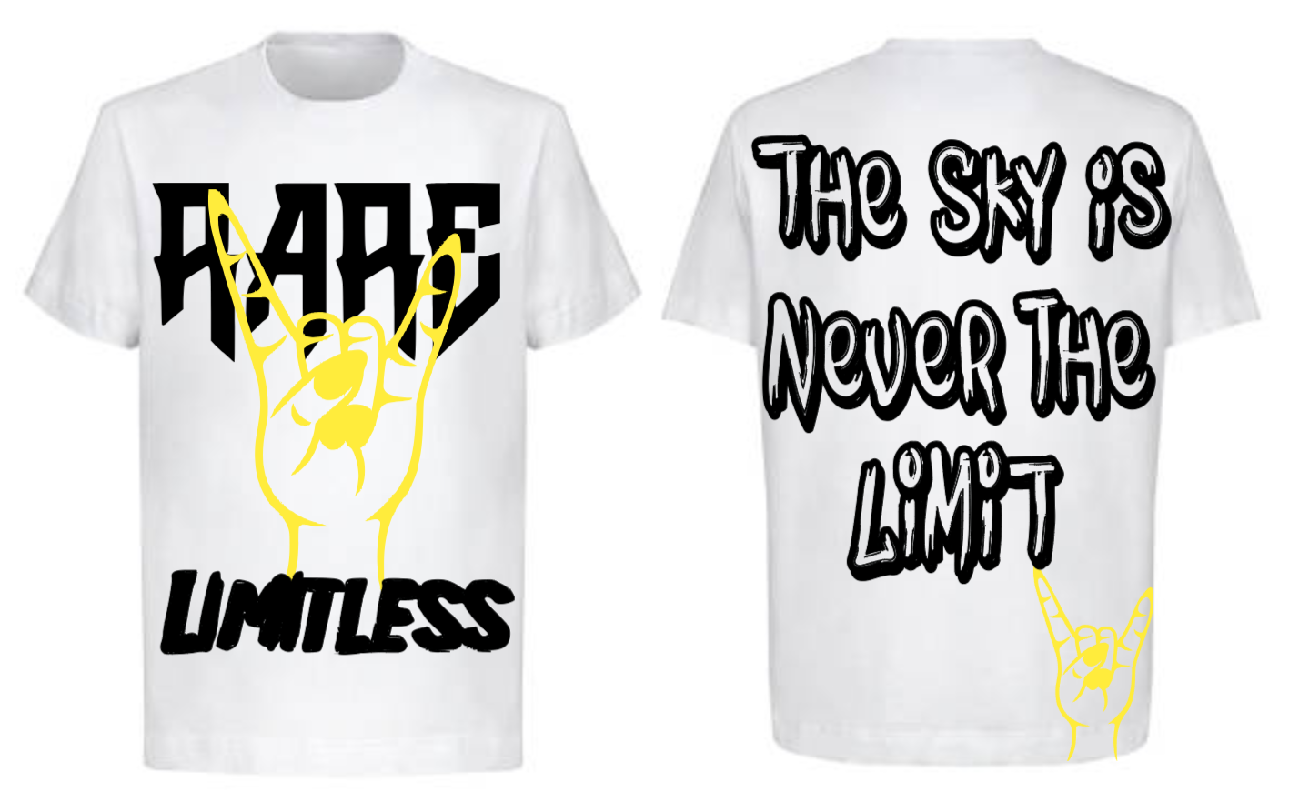 Rare Hand White T-Shirt