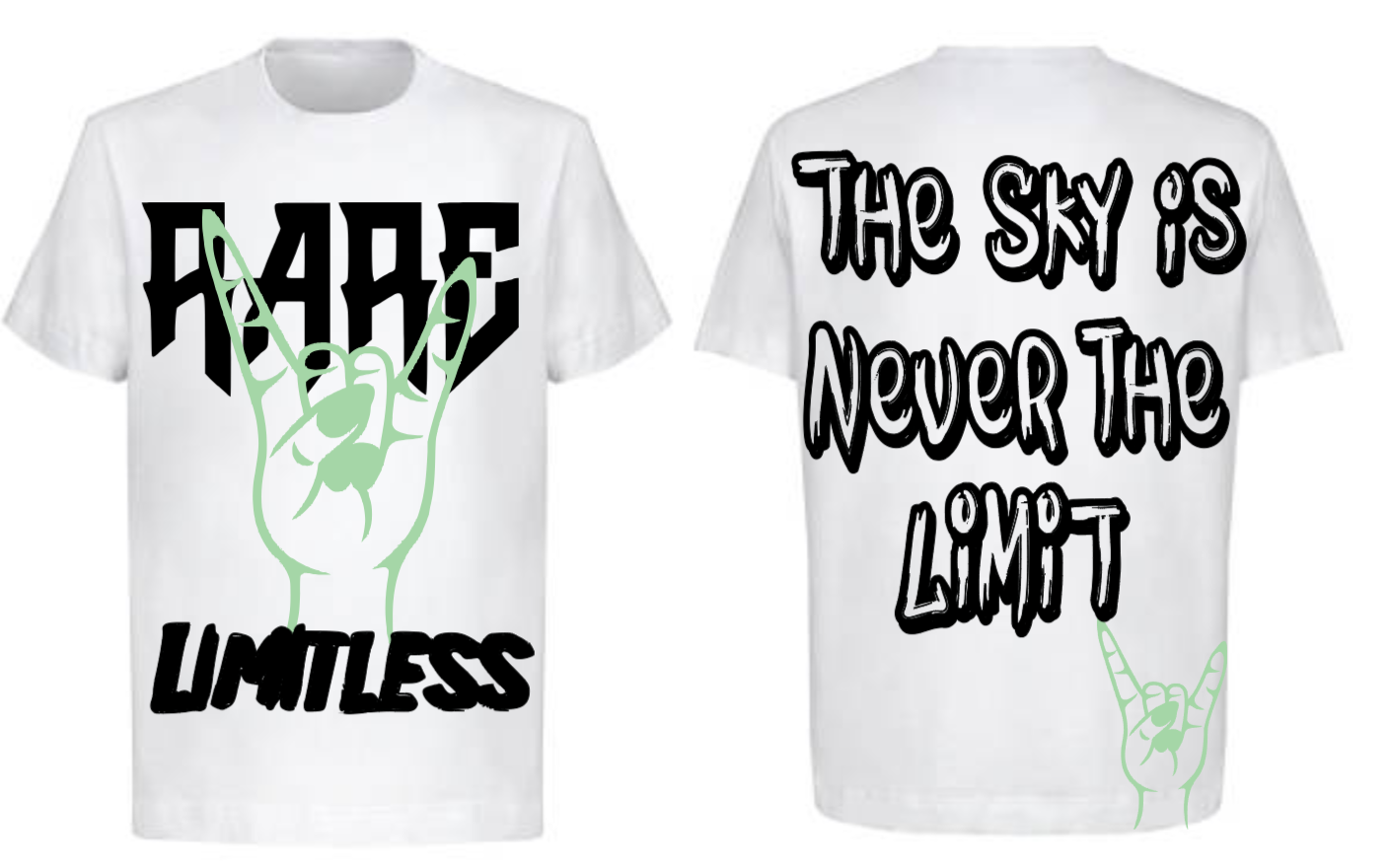 Rare Hand White T-Shirt