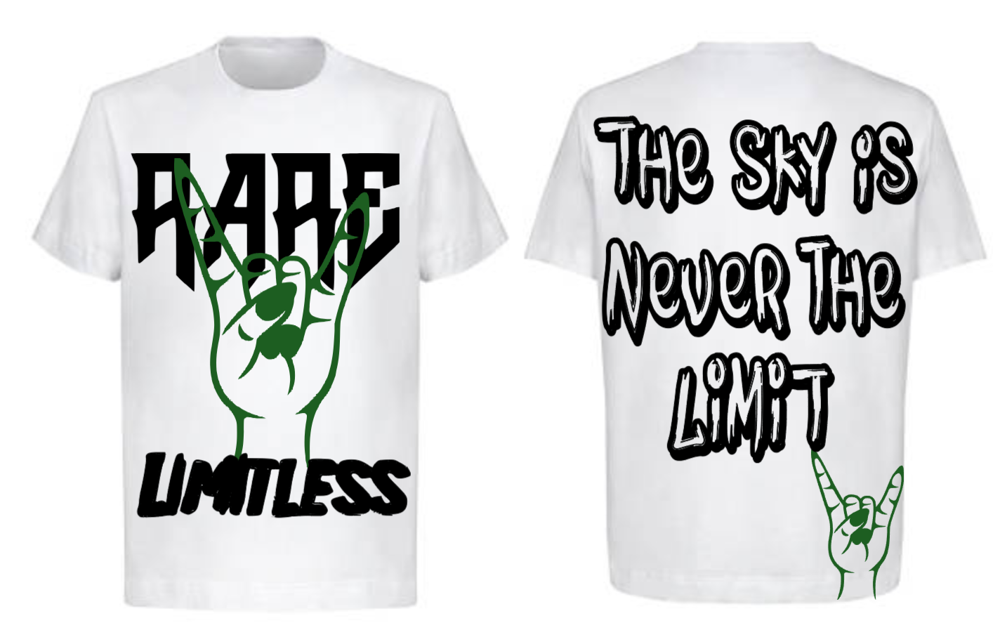 Rare Hand White T-Shirt