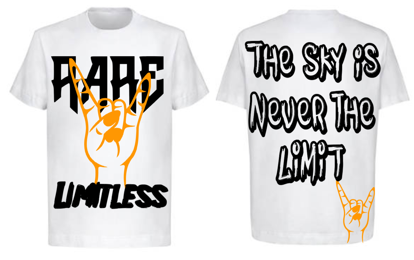 Rare Hand White T-Shirt
