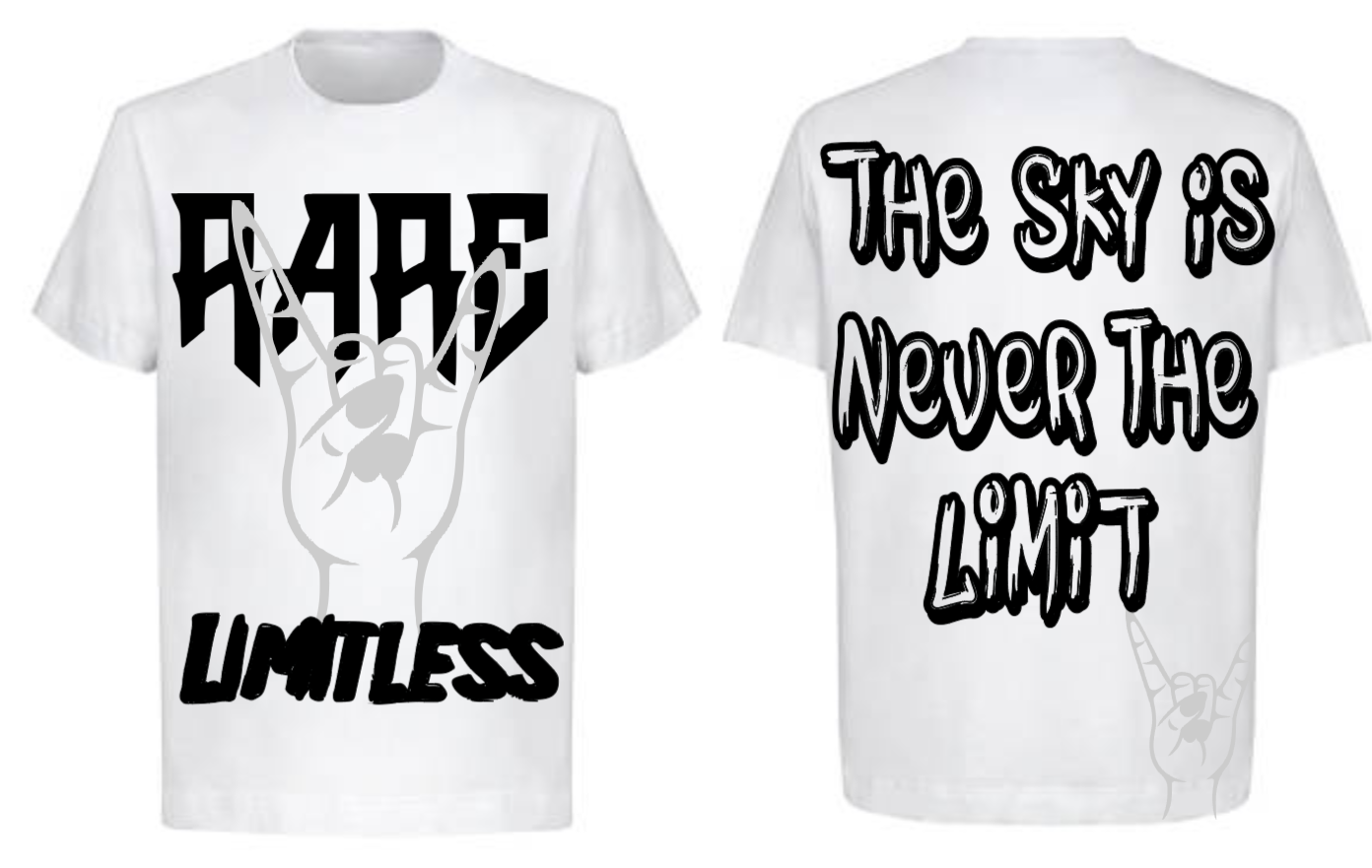 Rare Hand White T-Shirt