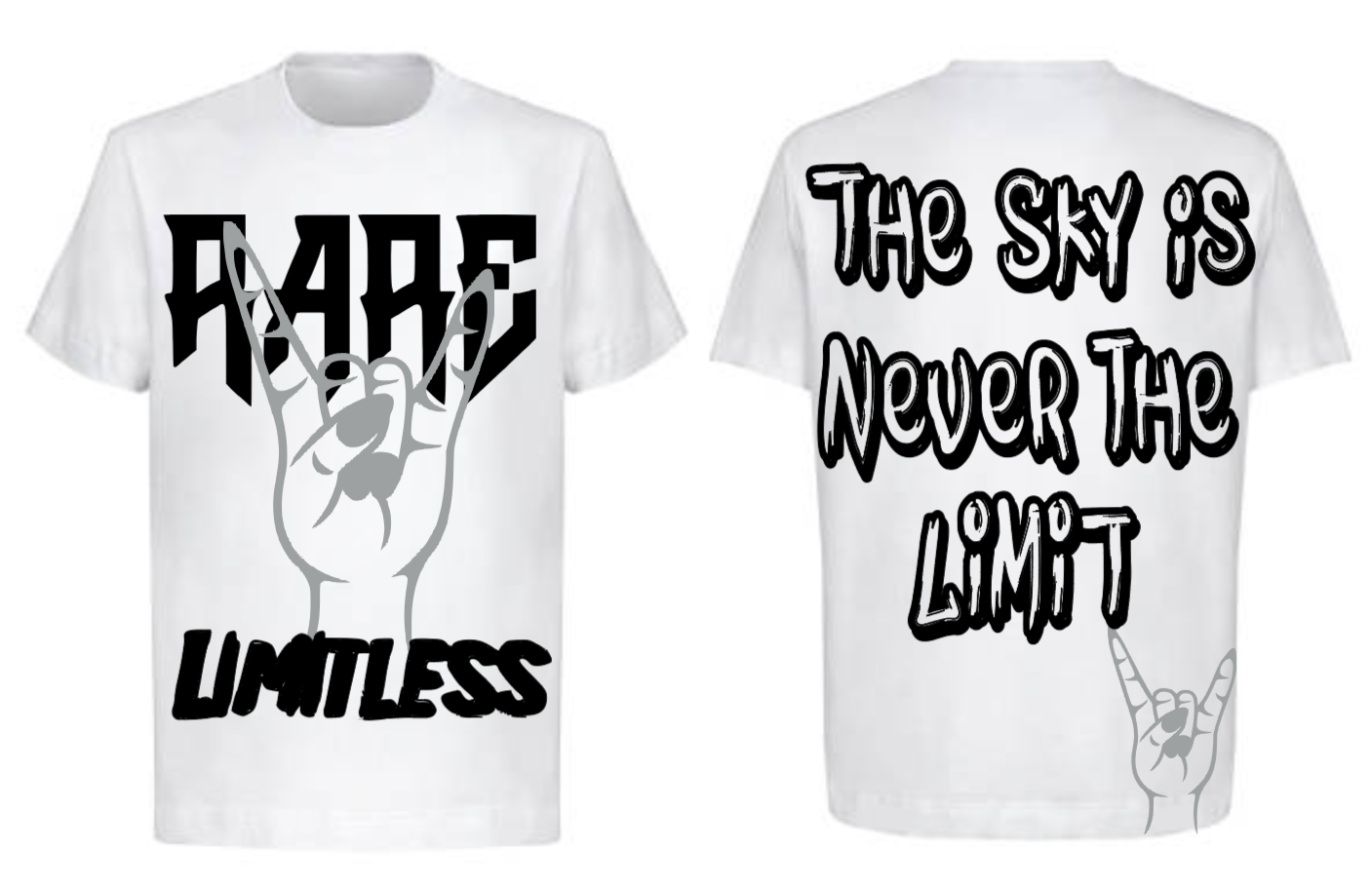 Rare Hand White T-Shirt
