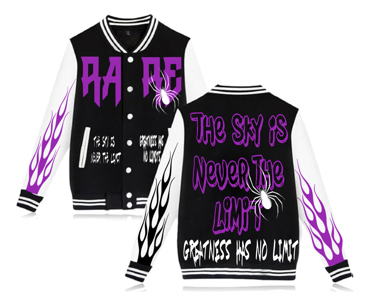 Rare Flame Varsity Jacket
