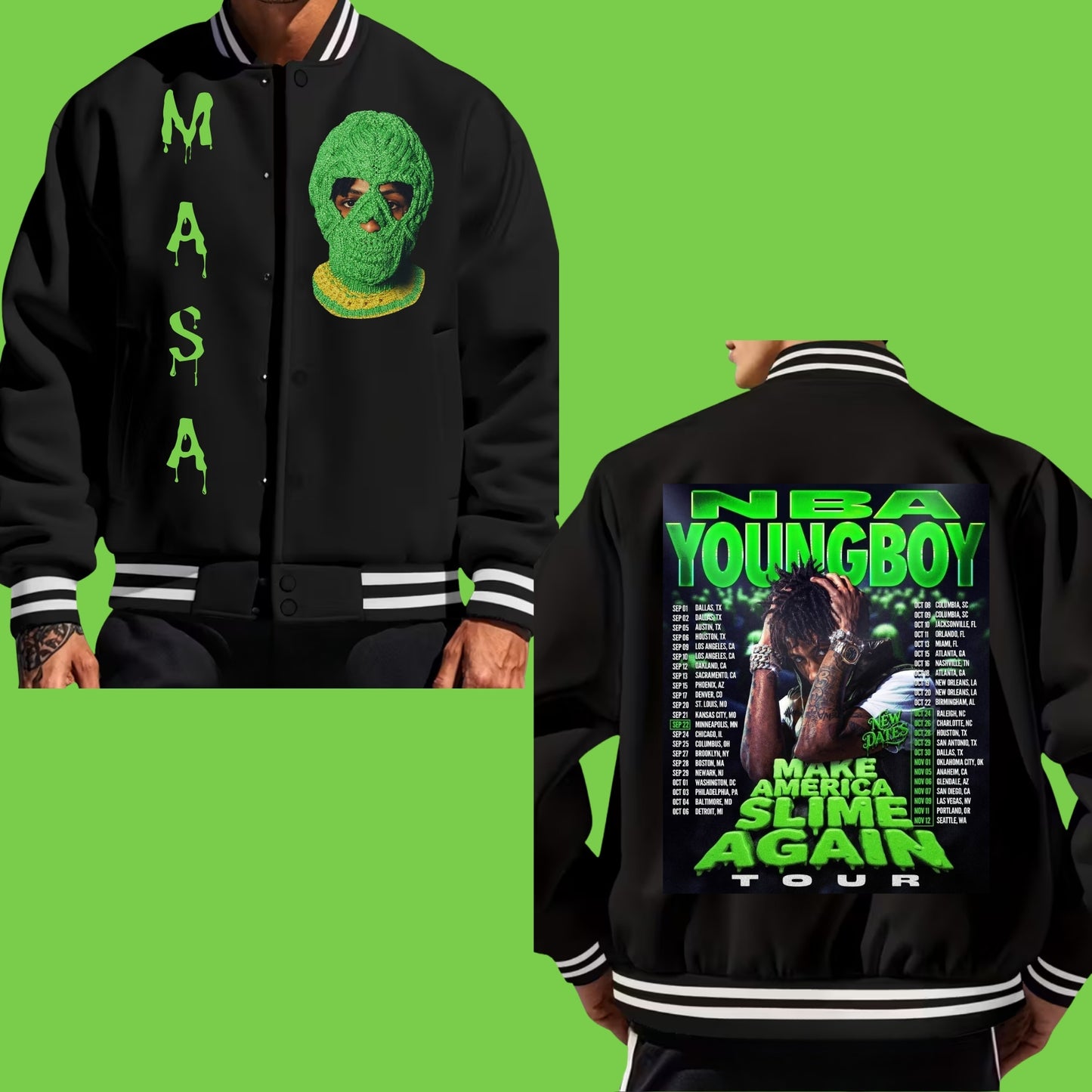 MASA Youngboy Varsity Jacket